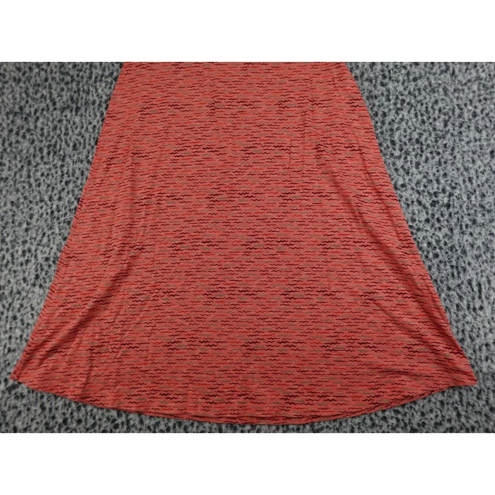 Toad&Co Rosemarie Dress Womens XS Coral Red Excellent Eco-Friendly V-Neck Stripe
